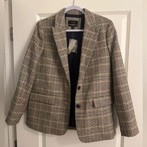 NWT J. Crew Plaid Blazer